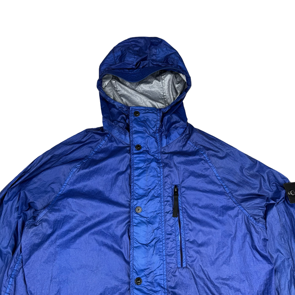 Stone Island Blue Special Process Lamy Light Weight Parka - Large