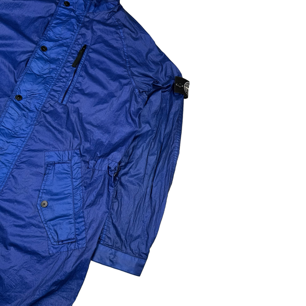 Stone Island Blue Special Process Lamy Light Weight Parka - Large