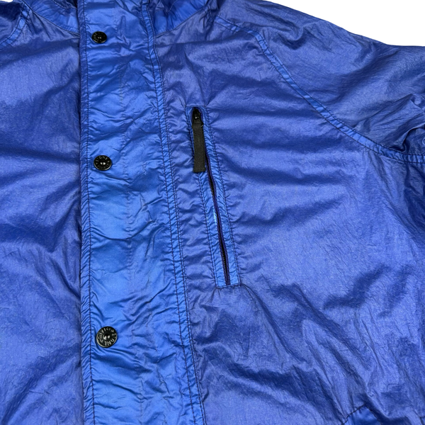 Stone Island Blue Special Process Lamy Light Weight Parka - Large
