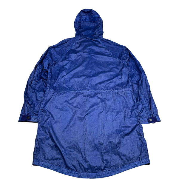 Stone Island Blue Special Process Lamy Light Weight Parka - Large