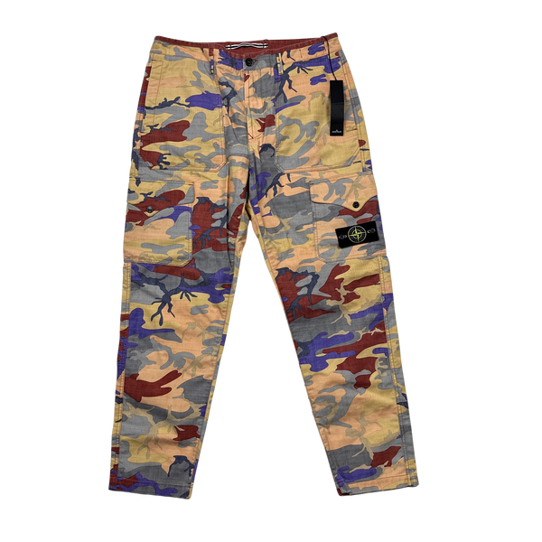 Stone Island 2022 Heritage Camo Cargo Trousers - 34"