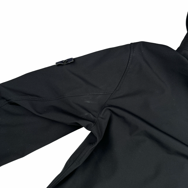 Stone Island 2020 Black Soft Shell Hooded Jacket - XXL