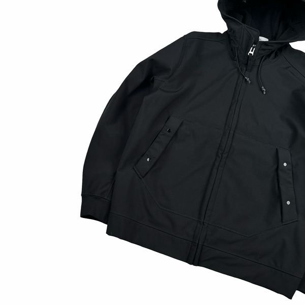 Stone Island 2020 Black Soft Shell Hooded Jacket - XXL