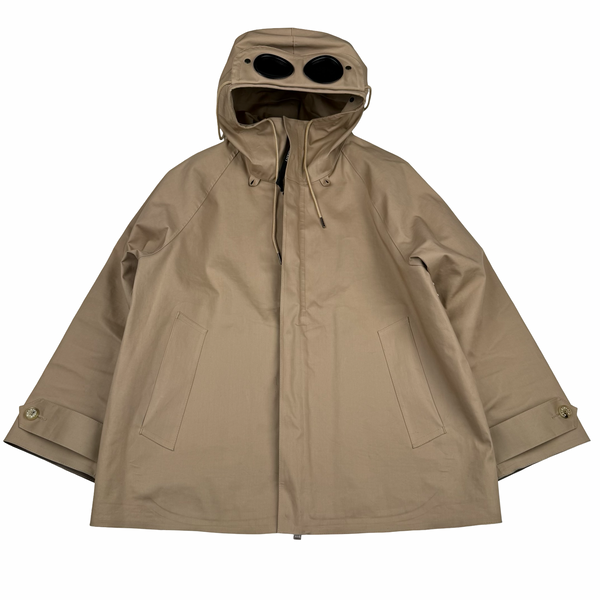 CP Company Beige Mackintosh Goggle Jacket -Medium