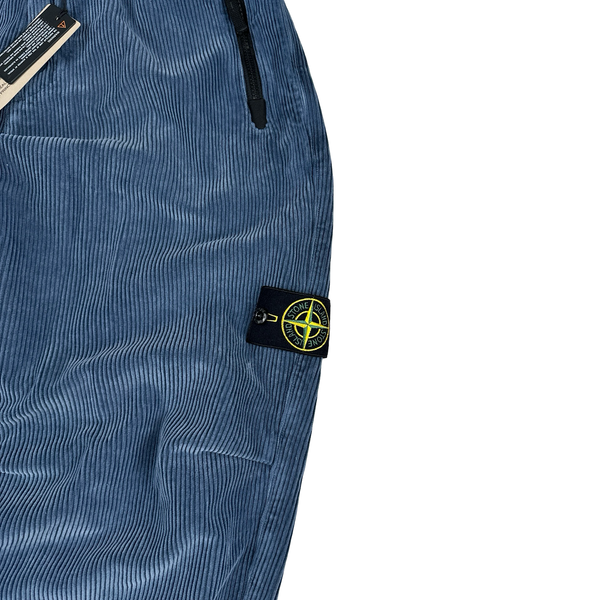 Stone Island Organic Cotton Corduroy 800 Frost Finish LO Fit Joggers - 30”