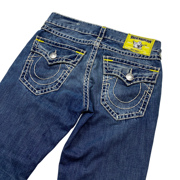 Yellow true religion jeans clearance