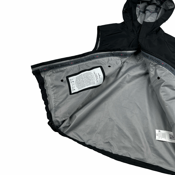 Stone Island Marina 2022 Black Gore-Tex Gilet - Medium