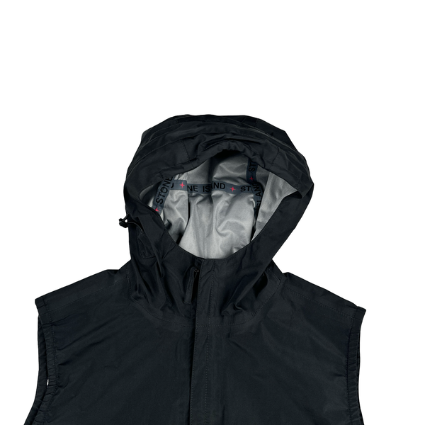 Stone Island Marina 2022 Black Gore-Tex Gilet - Medium