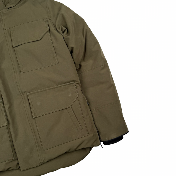 Canada Goose Military Green Maitland Down Parka Jacket - Small