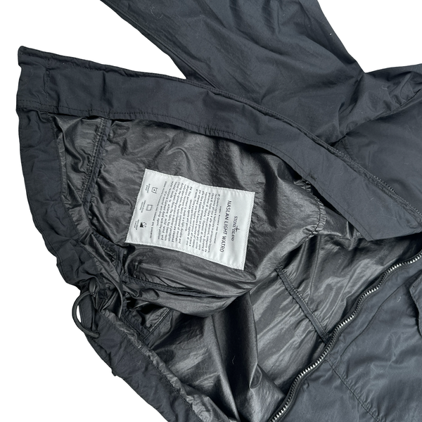 Stone Island 2022 Black Naslan Light Watro Jacket - Medium