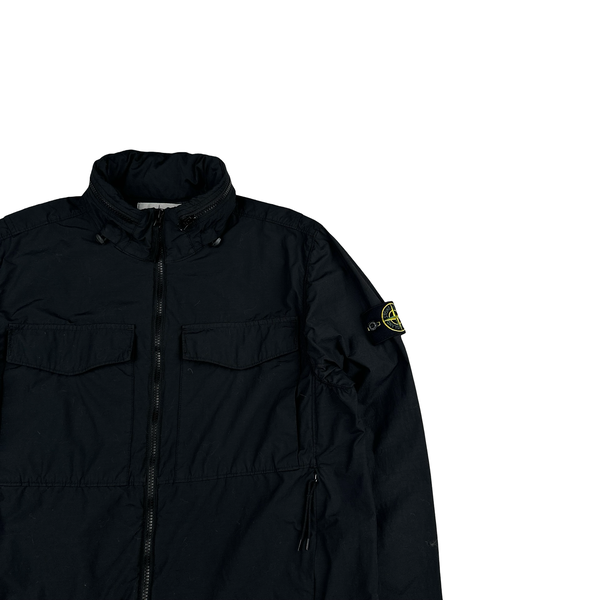 Stone Island 2022 Black Naslan Light Watro Jacket - Medium