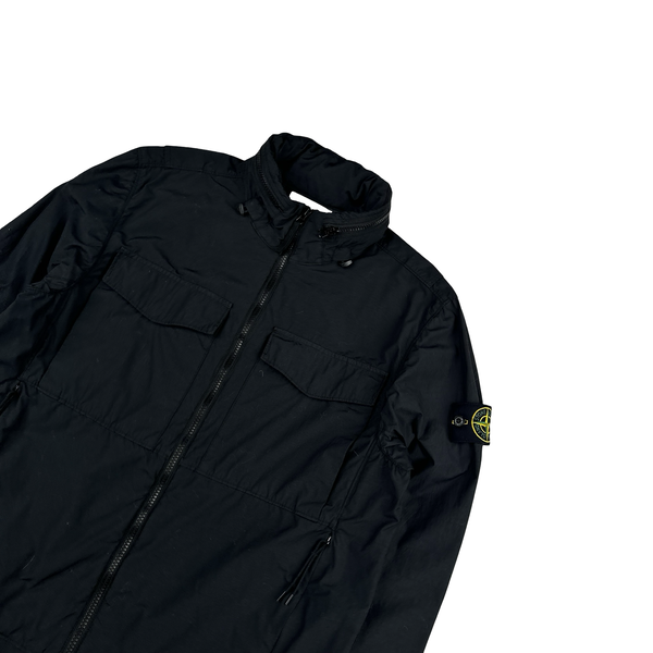 Stone Island 2022 Black Naslan Light Watro Jacket - Medium