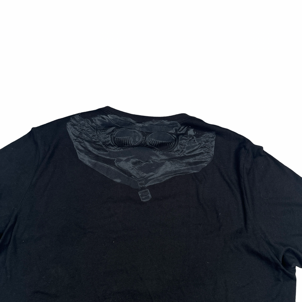 CP Company Graphic Spellout Black T Shirt - XXL