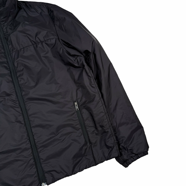 Prada Black Red Tab Quilted Zip Jacket - 3XL (58)