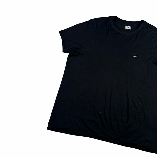 CP Company Graphic Spellout Black T Shirt - XXL