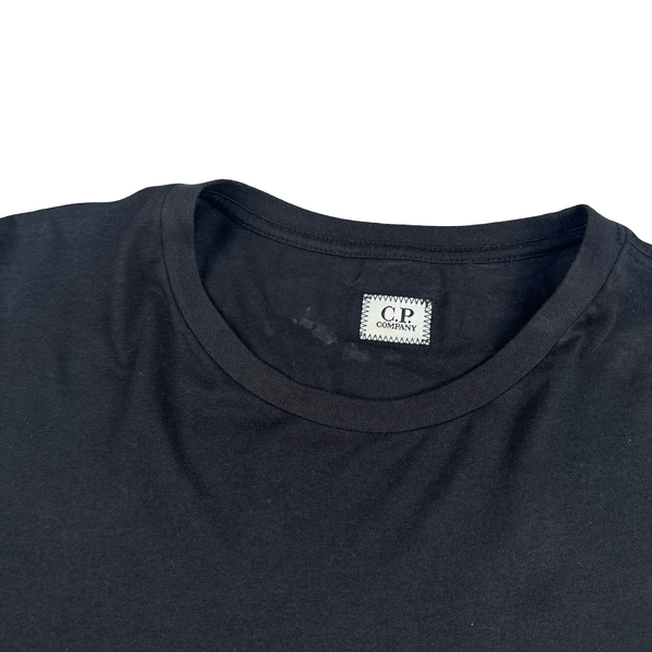 CP Company Graphic Spellout Black T Shirt - XXL