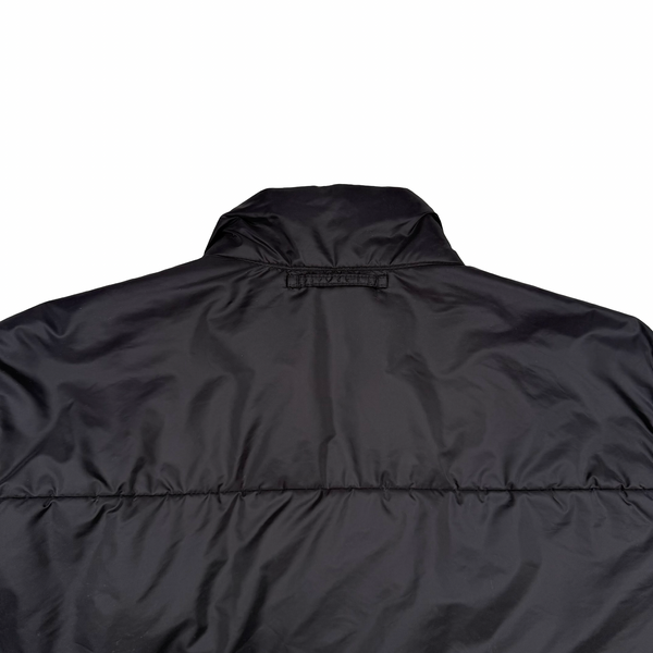 Prada Black Red Tab Quilted Zip Jacket - 3XL (58)