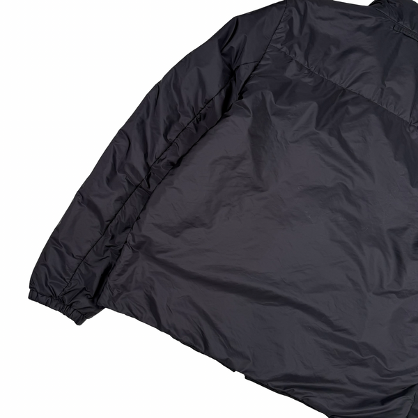 Prada Black Red Tab Quilted Zip Jacket - 3XL (58)