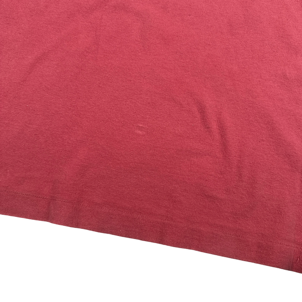 Stone Island 1986 Pink Cotton Spellout Vintage T Shirt - Large