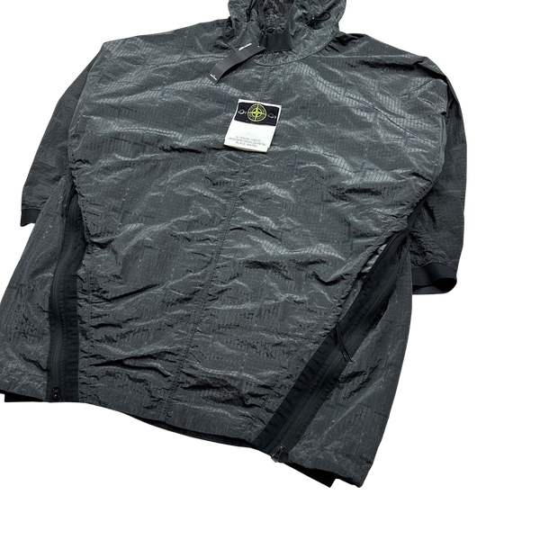 Stone Island 2017 House Check Jacquard On Nylon Metal Black Watro