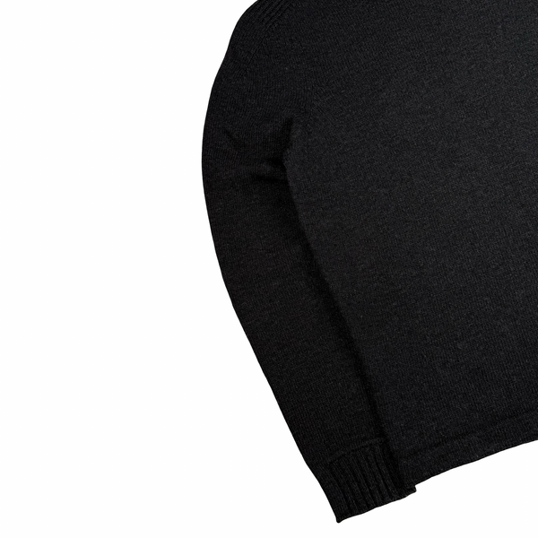 Stone Island Charcoal Wool Crewneck Jumper - Small