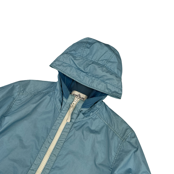Stone Island 2017 Blue Membrana 3L TC Rain Jacket - Medium