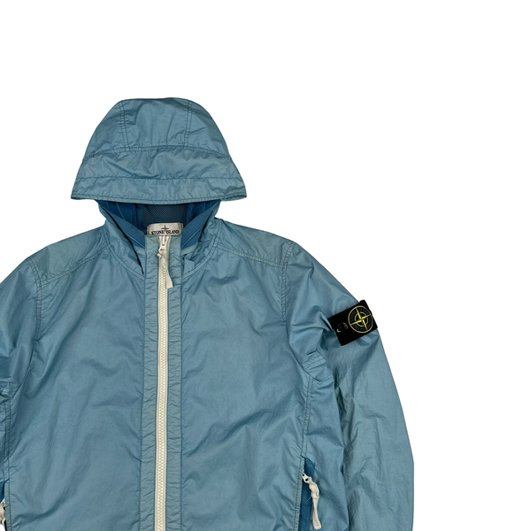 Stone Island 2017 Blue Membrana 3L TC Rain Jacket - Medium