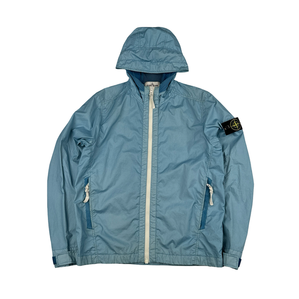 Stone Island 2017 Blue Membrana 3L TC Rain Jacket - Medium