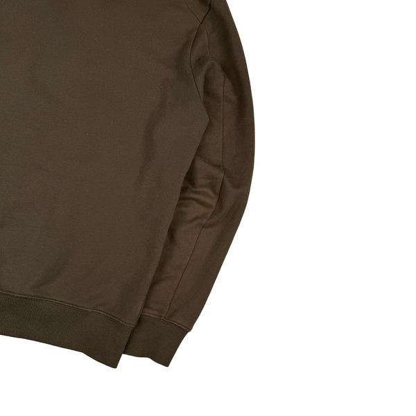 CP Company Light Brown Cotton Crewneck Sweatshirt - Medium