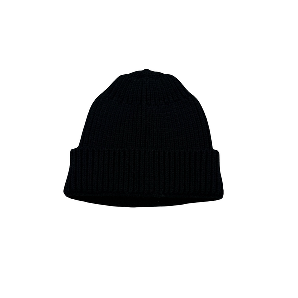 Stone Island 2018 Shadow Project Black Ribbed Beanie