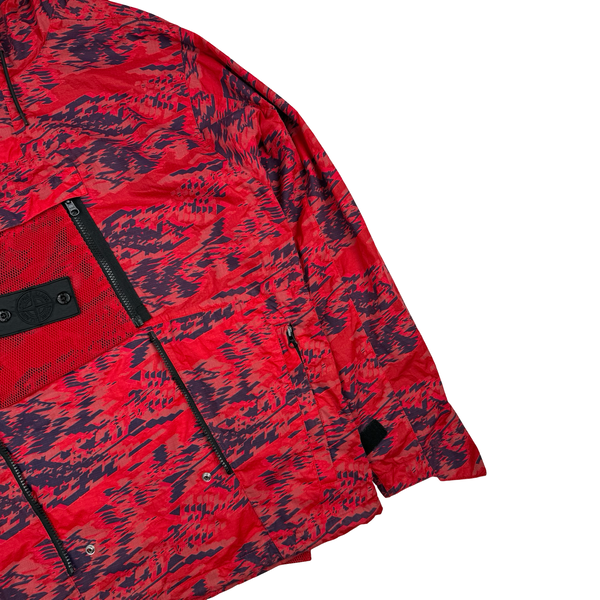 Stone Island 2020 Red Shadow Project DPM Ripstop Devore Jacket - Large