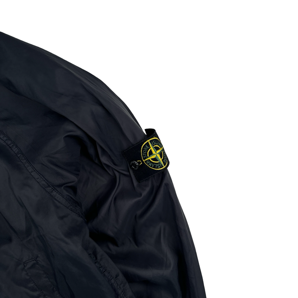 Stone Island Vintage 2004 Double Layer Navy/Orange Wool/ Nylon Windbreaker Jacket - Medium