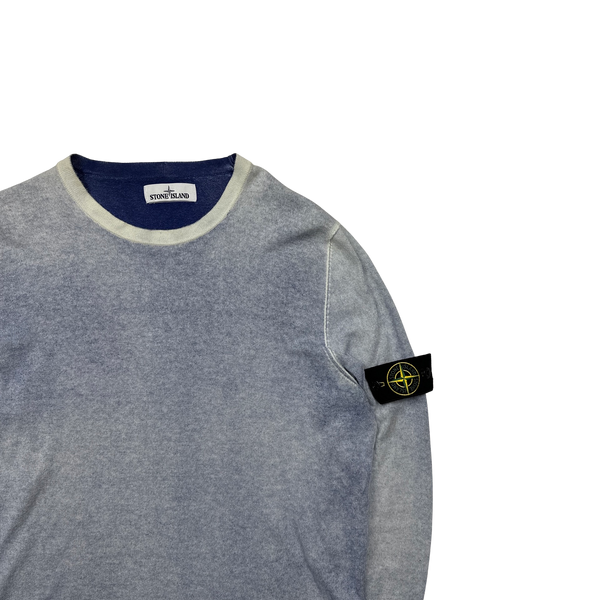 Stone Island 2016 Hand Sprayed Dust Treatment Crewneck Knit - Large