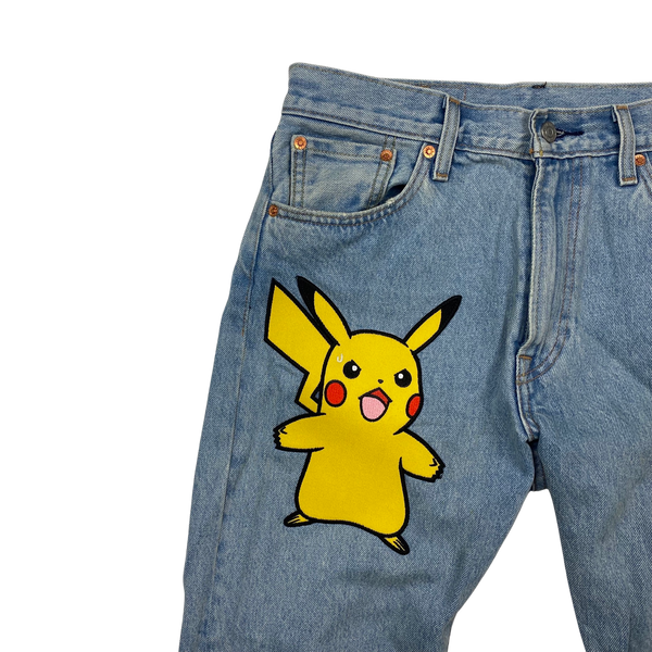Levi's X Pokémon Blue Pikachu 551 Jeans - 30