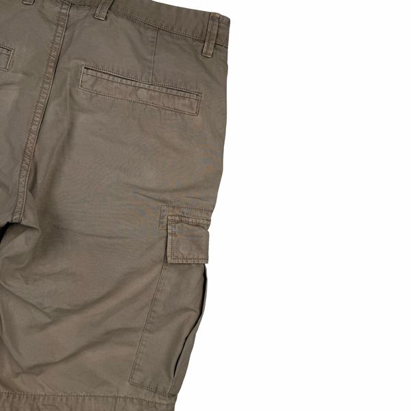 Stone Island 2018 Beige Cotton Cargo Shorts - 30”