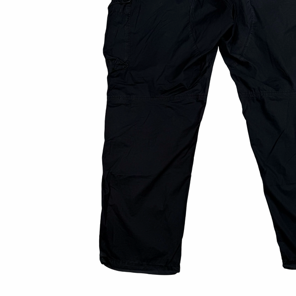 Stone Island 2019 LO Black Cotton Baggy Cargos - 32"