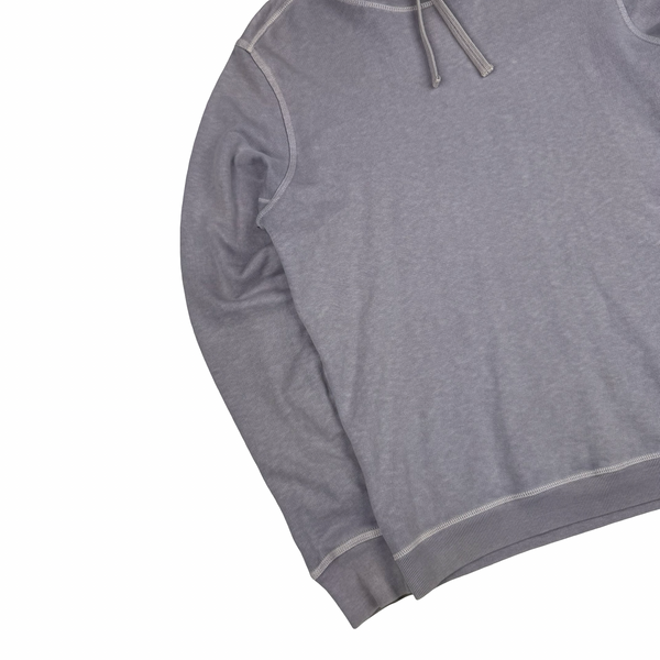 Stone Island 2018 Pale Lilac Cotton Hooded Jumper - Large
