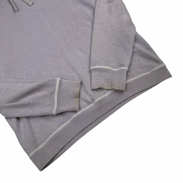 Stone Island 2018 Pale Lilac Cotton Hooded Jumper - Large