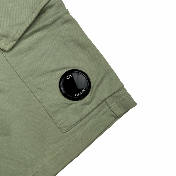 CP Company Sage Cotton Lens Viewer Shorts - Small