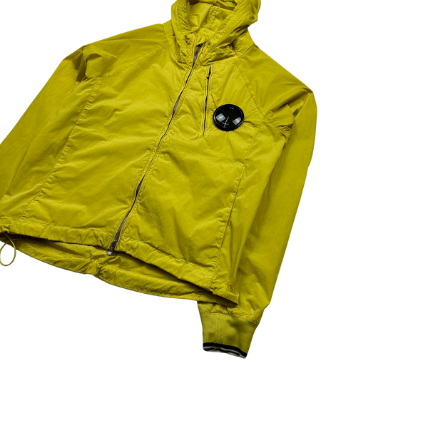 CP Company Yellow Nycra Hooded Jacket - Large