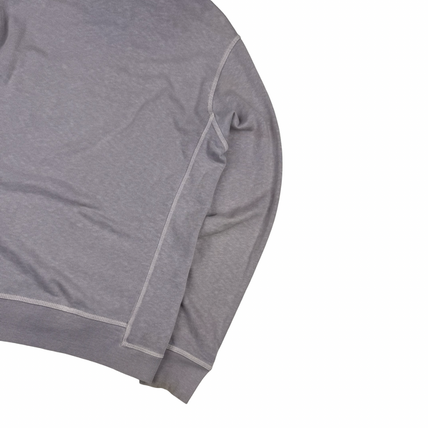 Stone Island 2018 Pale Lilac Cotton Hooded Jumper - Large
