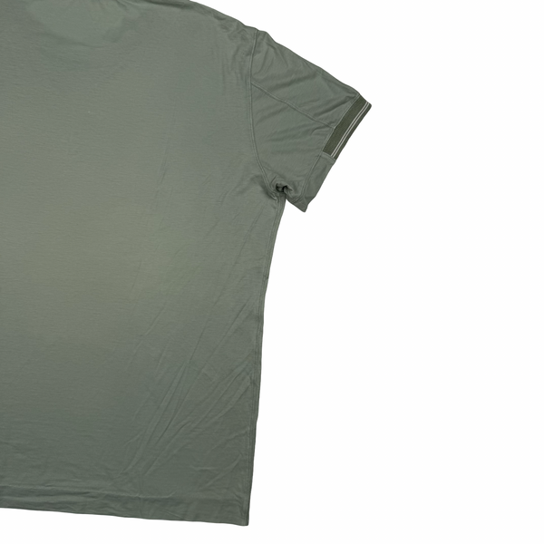 Stone Island 2009 Green Spellout Compass T Shirt - XL