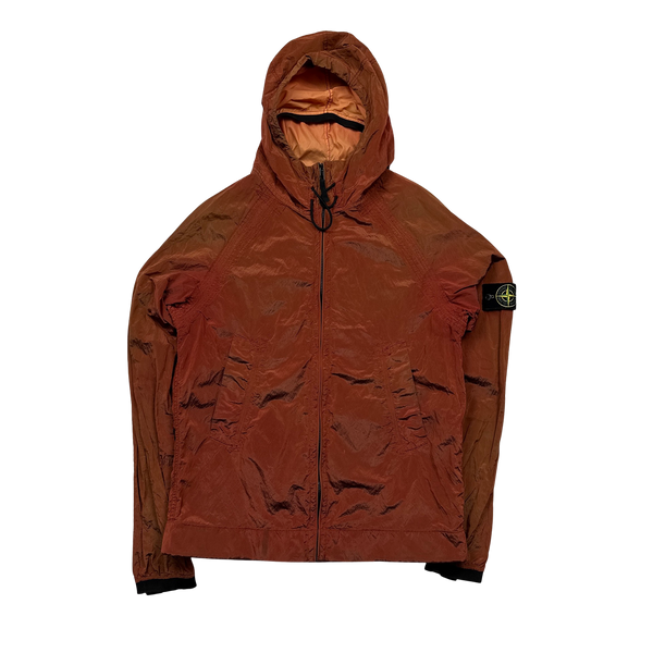 Stone Island 2006 Red Nylon Metal Shimmer Jacket - Large
