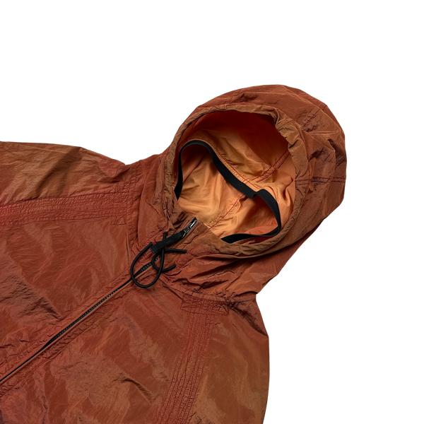 Stone Island 2006 Red Nylon Metal Shimmer Jacket - Large