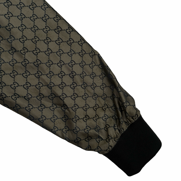 Gucci Logo Print Metalic Bomber Jacket - XXL (54)