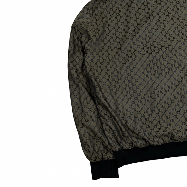 Gucci Logo Print Metalic Bomber Jacket - XXL (54)