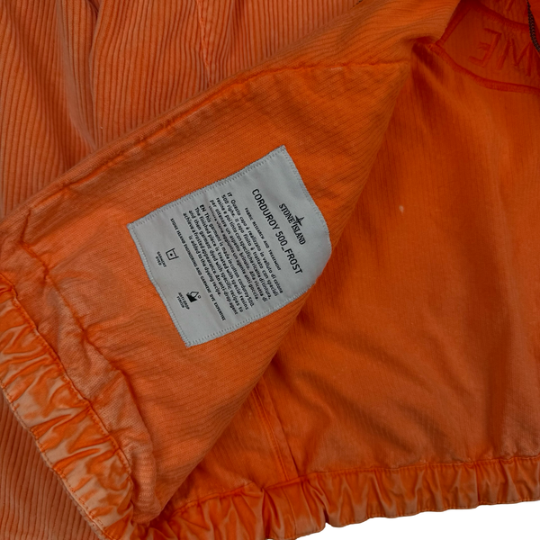 Stone Island x Supreme Orange Corduroy 500 Frost Jacket - Large