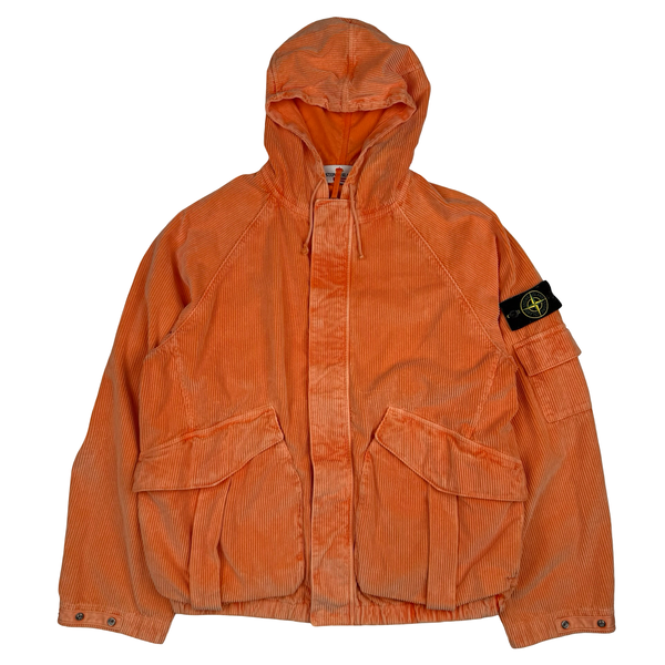 Stone Island x Supreme Orange Corduroy 500 Frost Jacket - Large
