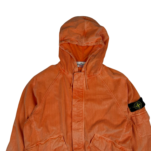 Stone Island x Supreme Orange Corduroy 500 Frost Jacket - Large