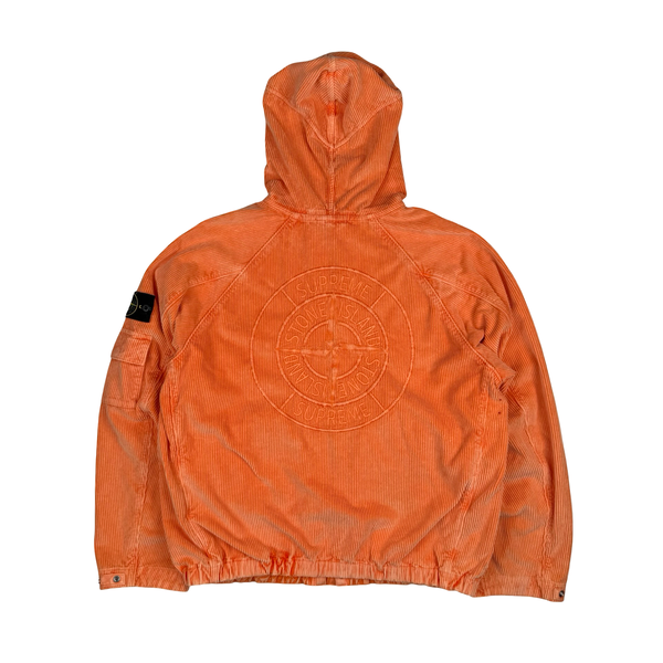 Stone Island x Supreme Orange Corduroy 500 Frost Jacket - Large